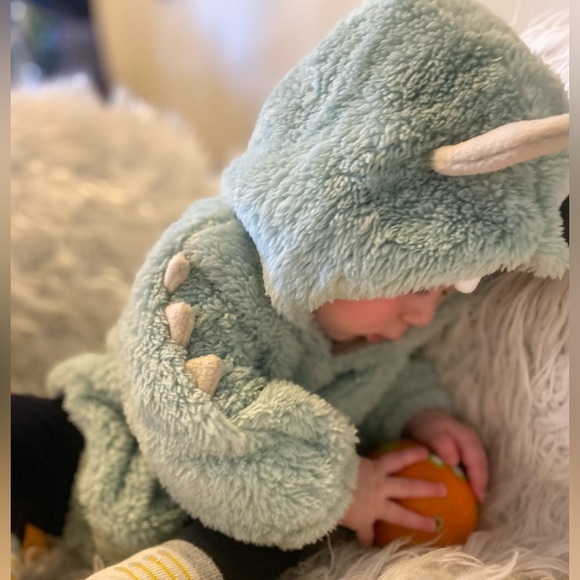 Unisex Monster Costume Hooded One-Piece Romper - Picture 9 of 9